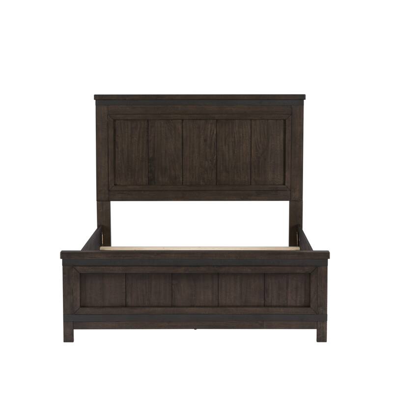 Liberty Furniture Thornwood Hills Youth Panel Bedroom Set with Bed, Dresser, Mirror - Full or Twin