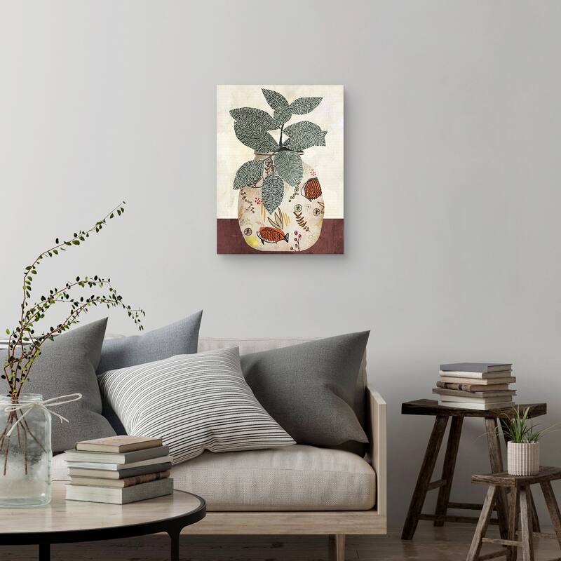 Fish Pots I Canvas Art Print