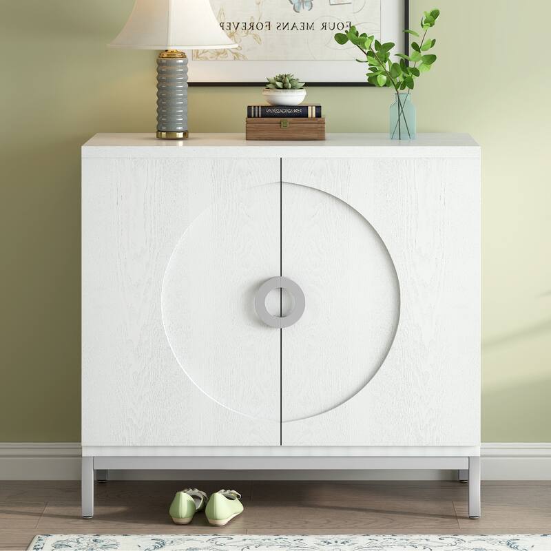 Simple Storage Sideboard with Metal Leg Frame