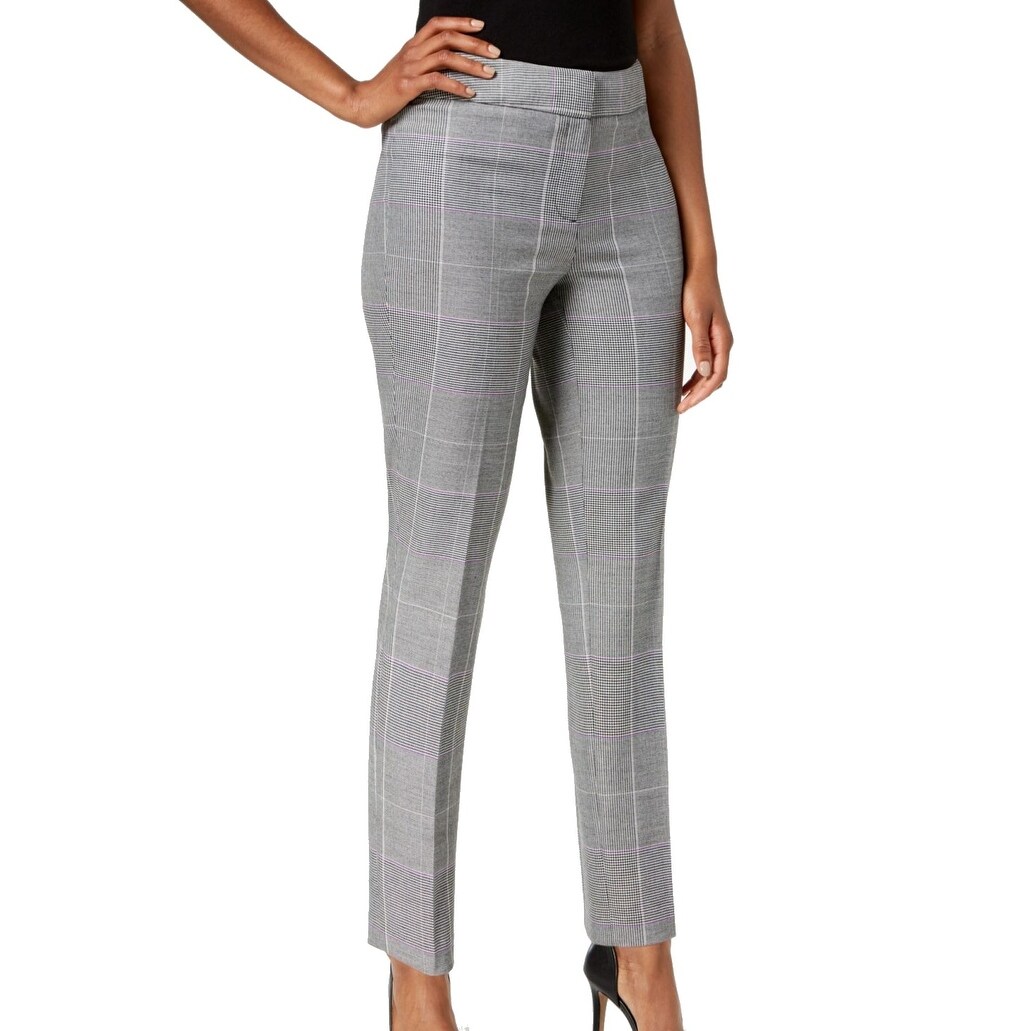 womens navy blue skinny dress pants