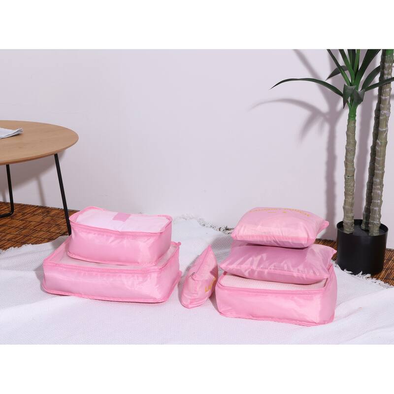 6 Set Travel Bag for Storage, Lightweight Vacation Travel Essentials, Travel Accessories for Travel Toiletry Bag Set 6 Set