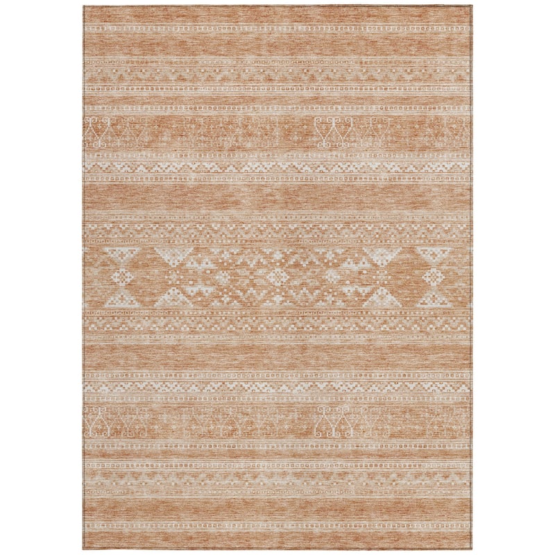 HomeRoots Southwestern Transitional Rectangle Outdoor Rug