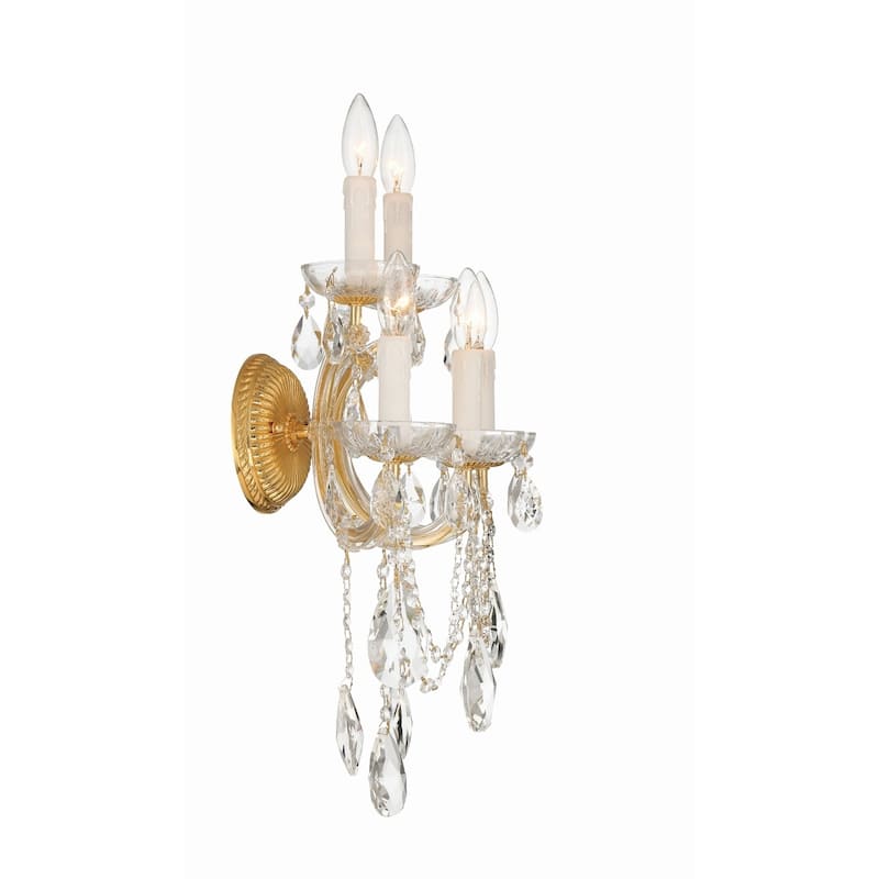 Crystorama Lighting Group Maria Theresa 5 Light 13-1/2" Wide Wall