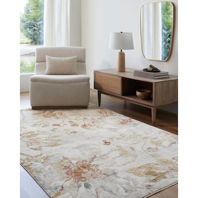 Livabliss Tropical Roseanne Floral & Botanical Area Rug
