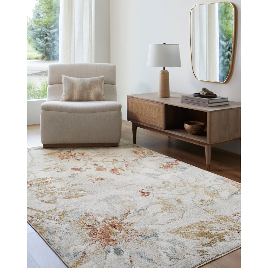 Livabliss Tropical Roseanne Floral & Botanical Area Rug
