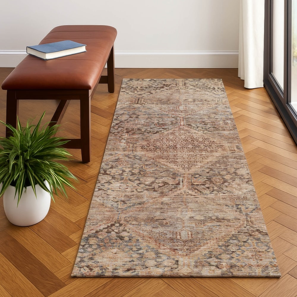 Premium Washable Super Soft Vintage Traditional Mayfield Rug