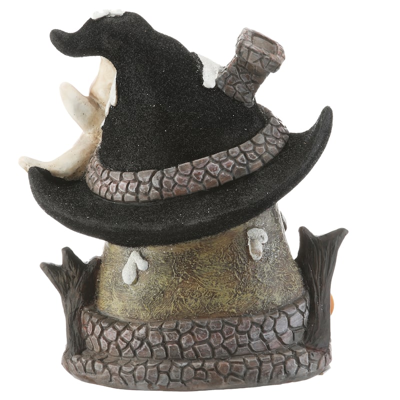 National Tree Company Halloween Pre-Lit Haunted Mushroom House Decoration, LED Lights, 7 Inches - 7 in