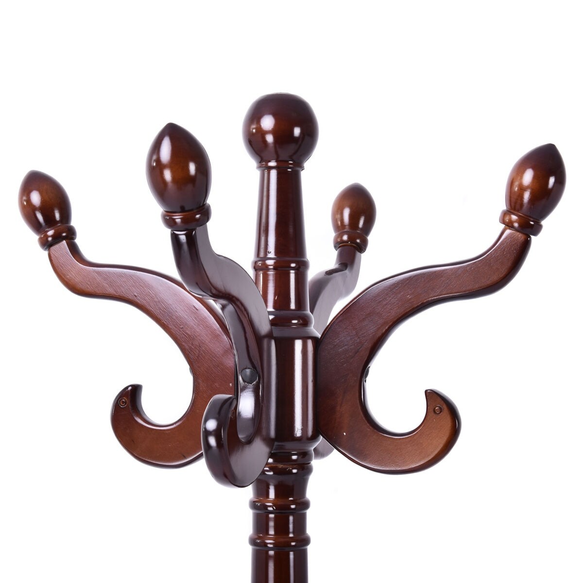 wooden hat coat stand