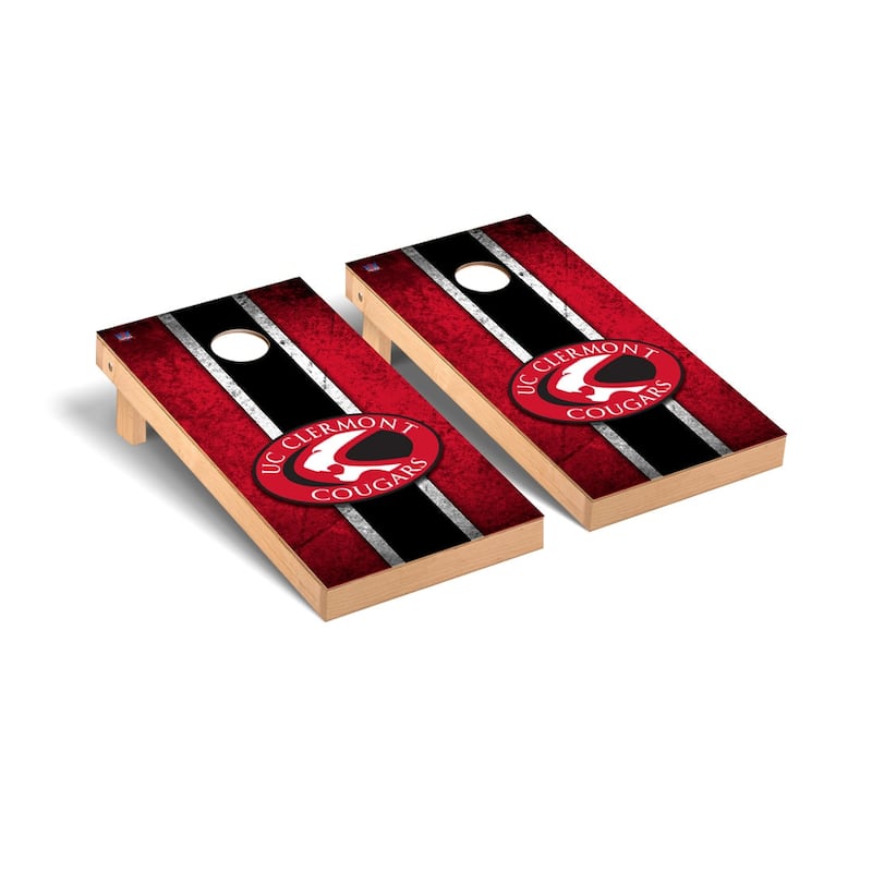 Cincinnati Clermont Cougars 2x4 Pro Cornhole Boards - V3 - Include Team Bags + Carry Case