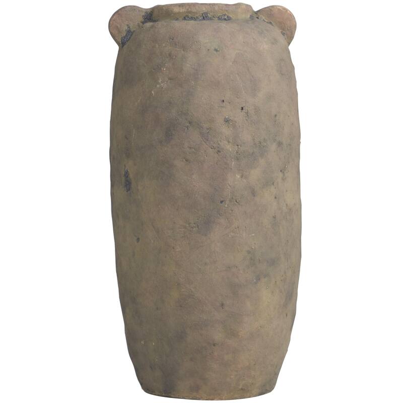 Ceramic Distressed Terracotta Decorative Vase - Brown - Roche River Decor
