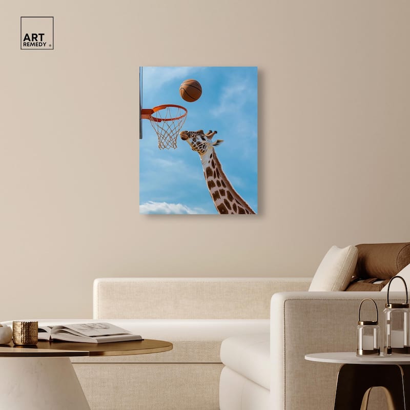 Gentle Giant's Game Canvas by Art Remedy, Gallery Wrapped