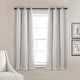 preview thumbnail 20 of 146, Lush Decor Grommet Sheer Panel Pair with Insulated Blackout Lining