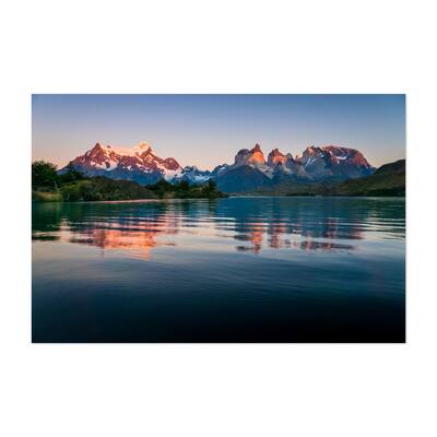 Torres del Paine National Park Chile The Torres Glow Art Print/Poster ...