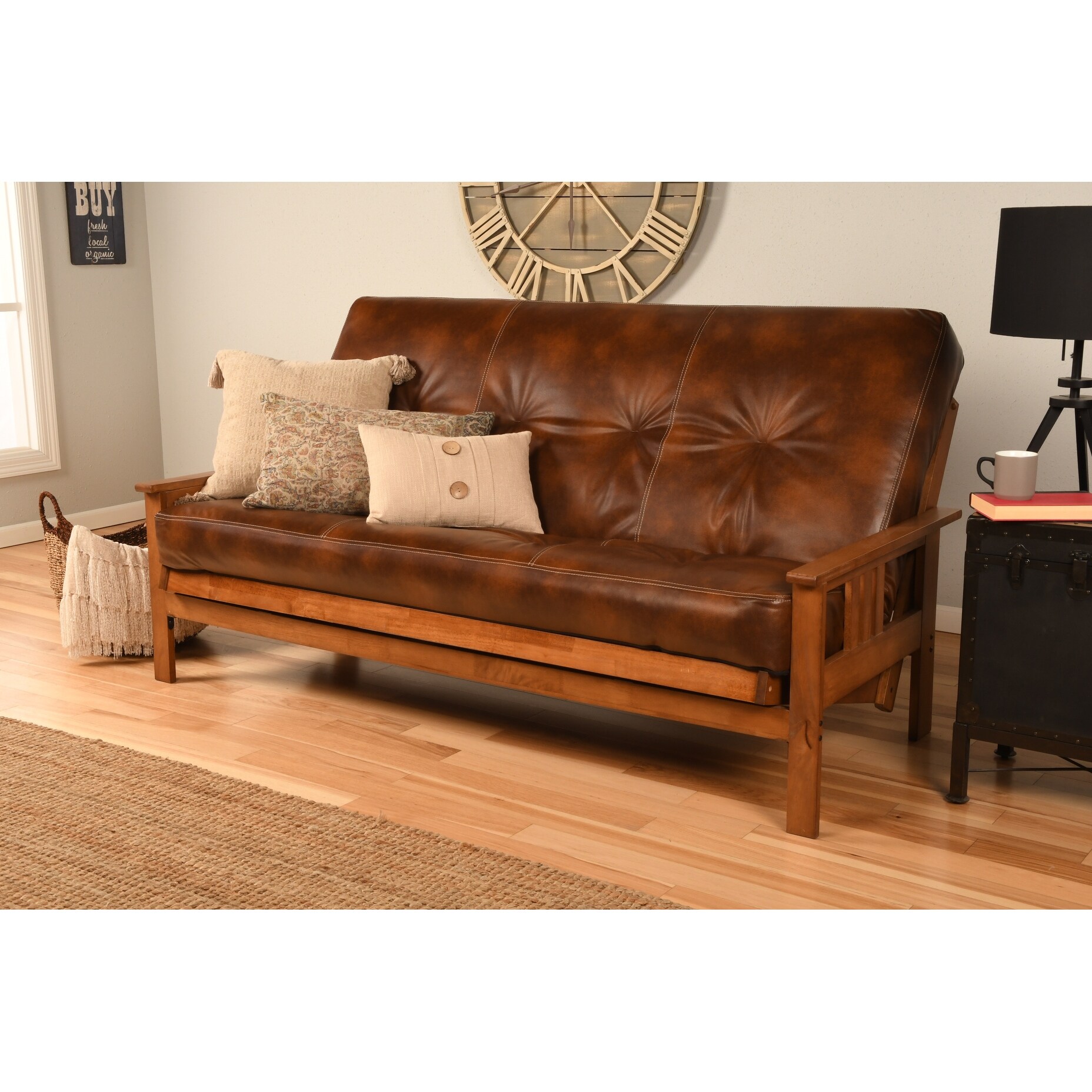 Full size futon and mattress set discount