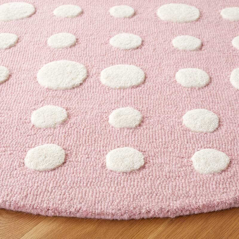 SAFAVIEH Handmade Kids Lexus Dots Wool Rug