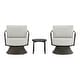 preview thumbnail 13 of 23, Spruce & Spring Patio Fruniture Outdoor Swivel Chair and Side Table