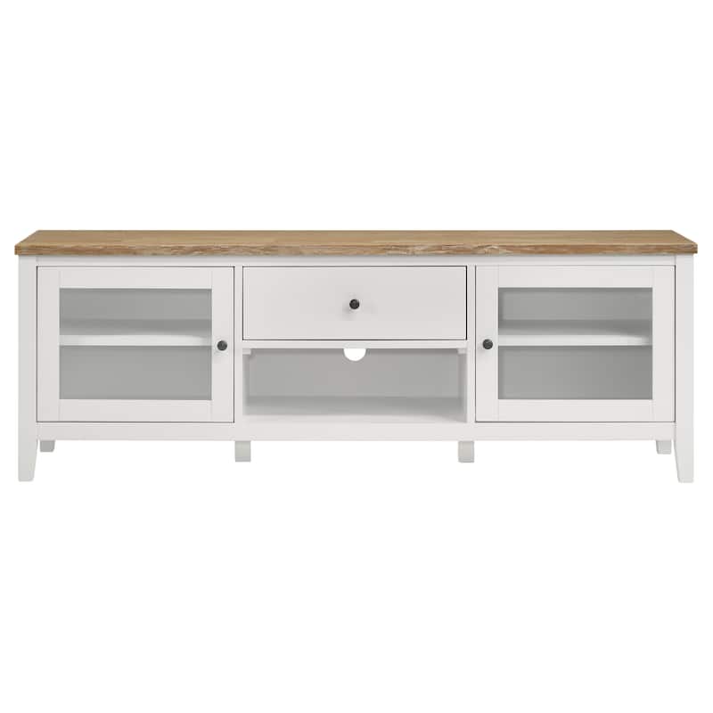 Hollis 3-piece 67-inch TV Stand Entertainment Center White