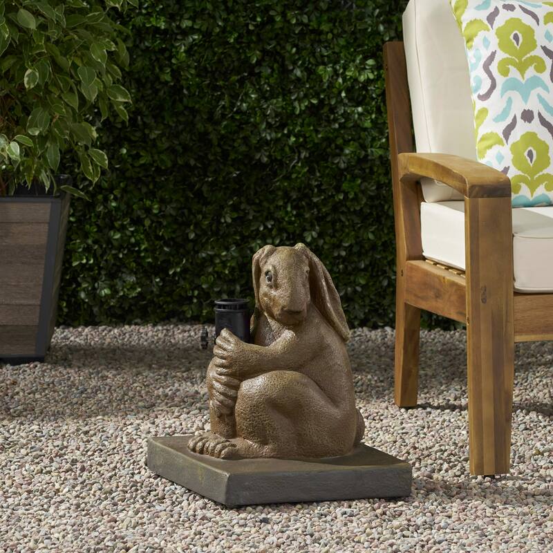 Roomfitters Rabbit/Bear/Elephant Umbrella Base, Decorative Heavy-Duty Patio Stand
