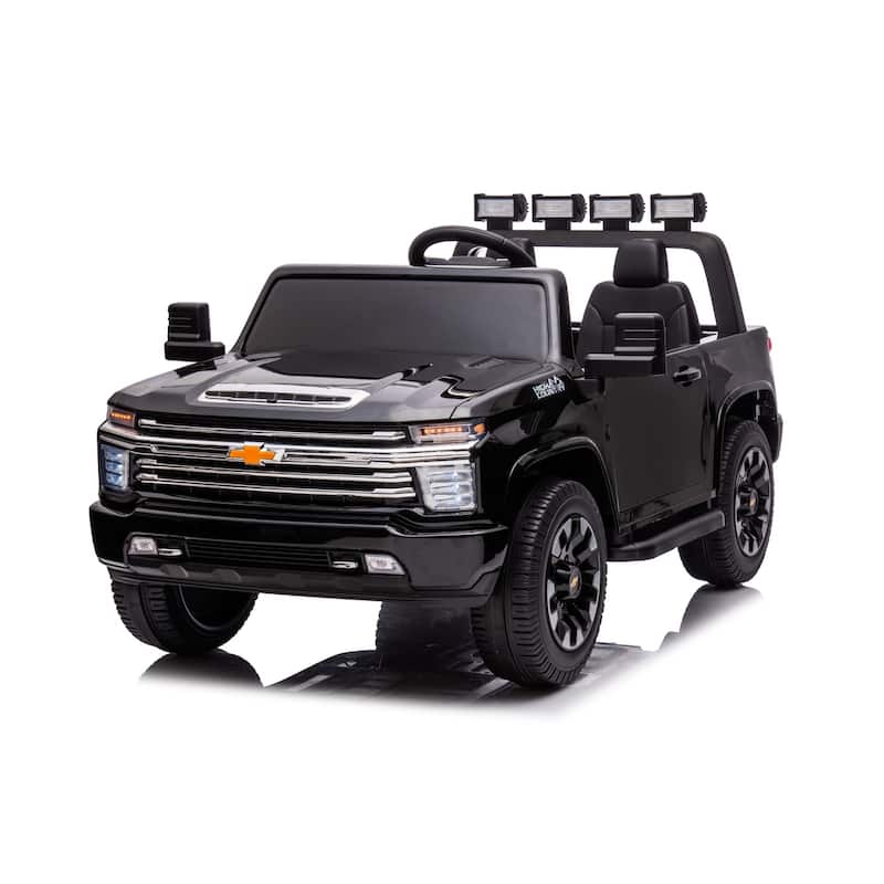 24V 4x4 Chevrolet Silverado 2 Seater Ride on Truck for Kids