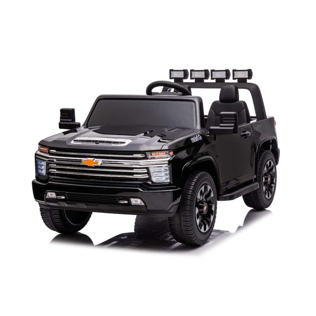 24V 4x4 Chevrolet Silverado 2 Seater Ride on Truck for Kids
