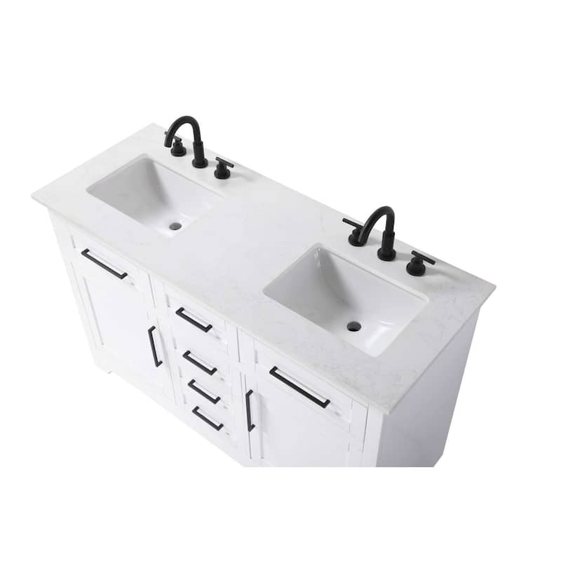 Nathaniel Double Bathroom Vanity (54-84 inch)