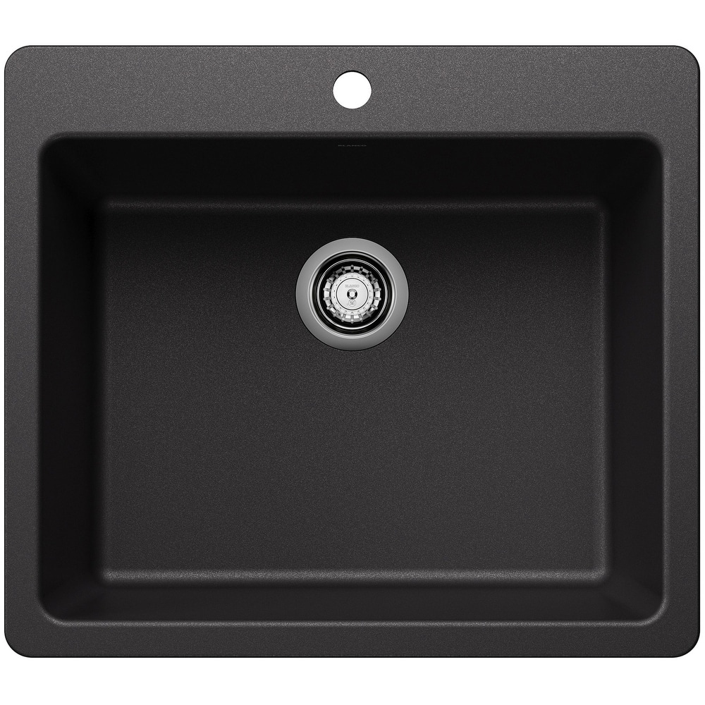 Blanco 443221 Liven 25" Drop-In/Undermount Single Basin SILGRANIT