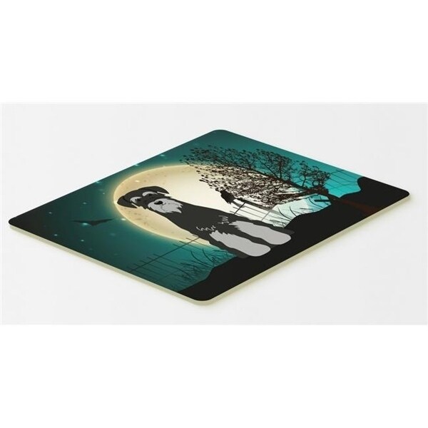 Carolines Treasures BB2224CMT Halloween Scary Standard Schnauzer Black & Grey Kitchen or Bath Mat 20 x 30