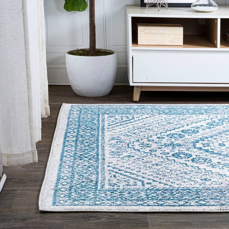 JONATHAN Y Dhiya Cottage Medallion Area Rug