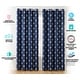 preview thumbnail 17 of 46, HLC.me Arrow Thermal Room Darkening Blackout Energy Efficient Window Curtain Grommet Panels - Set of 2