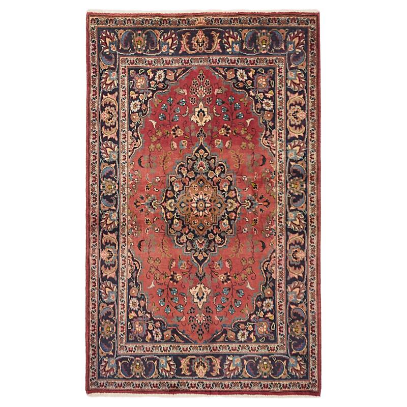 ECARPETGALLERY Hand-knotted Anadol Dark Copper Wool Rug - 3'9 x 6'1