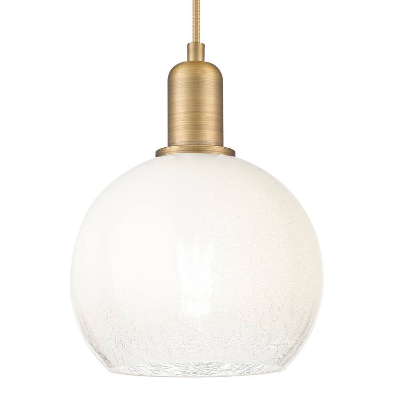 Innovations Lighting 716-1P-G483-8OP Brookhaven Globe 8" Wide Cord - Brushed Brass