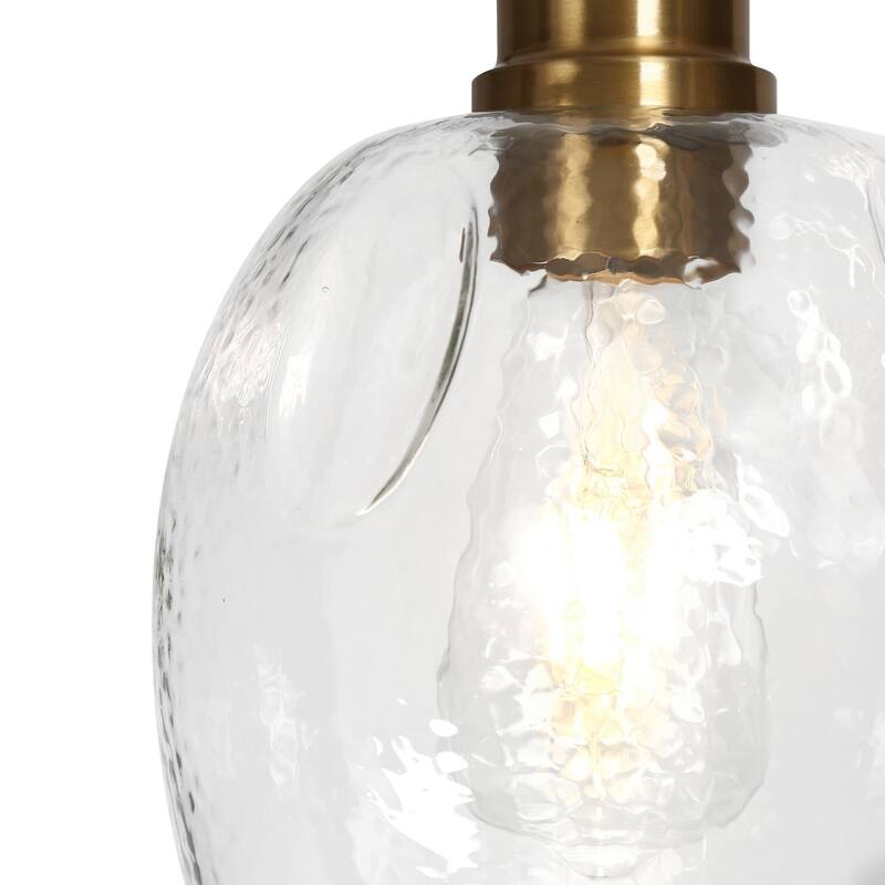 Denan Modern Contemporary Transitional 5 Lights Gold Cluster Linear Chandelier Island Pendant Lights Bar for Dining Room