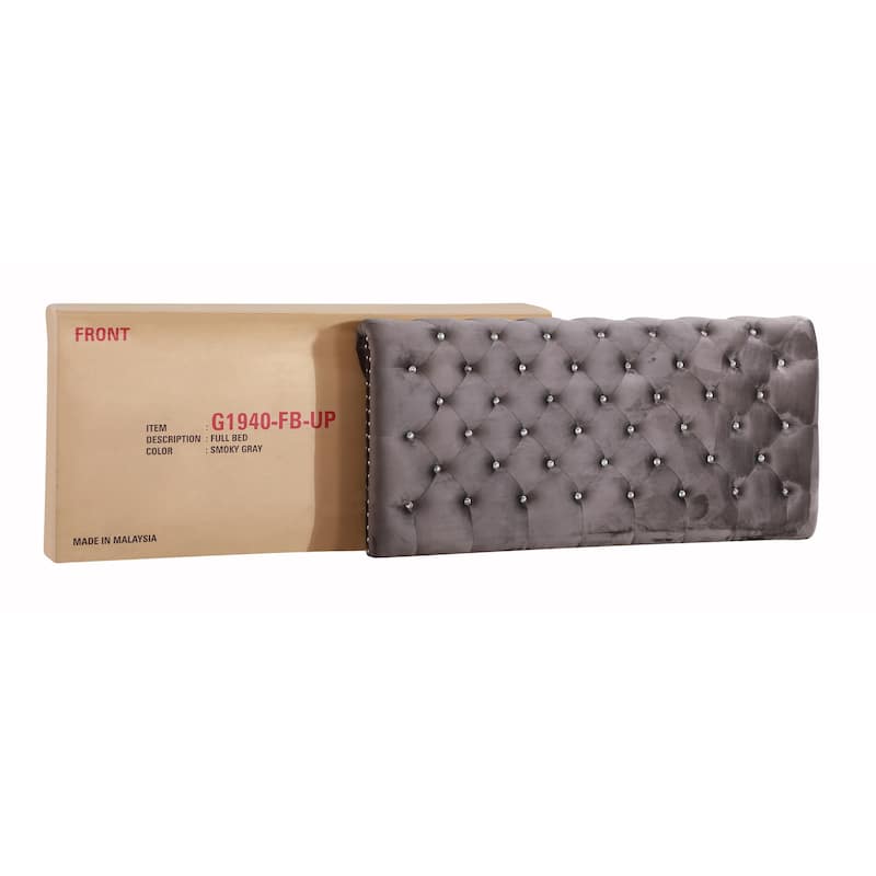 Glory Furniture Maxx Tufted Upholstered Bed