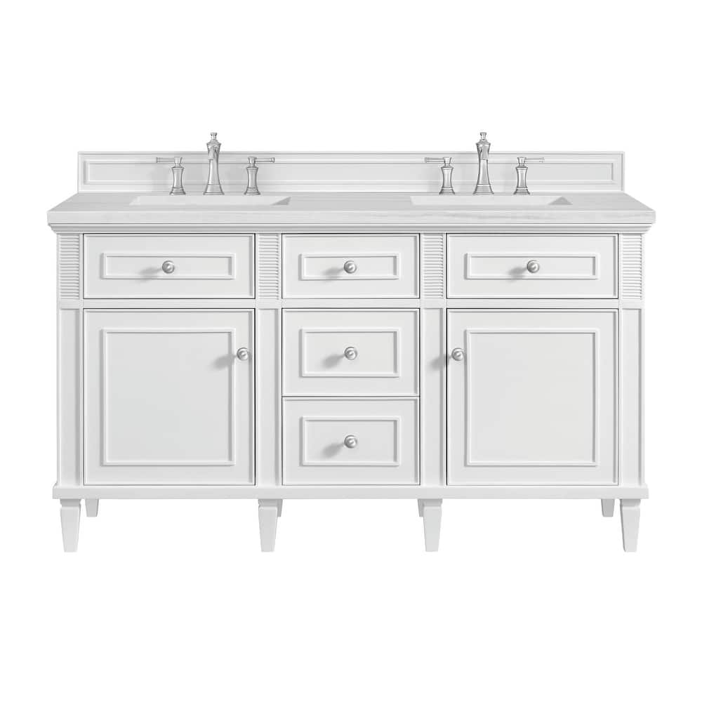 James Martin Vanities 424-V60D-3AF Lorelai 60" Double Basin Wood
