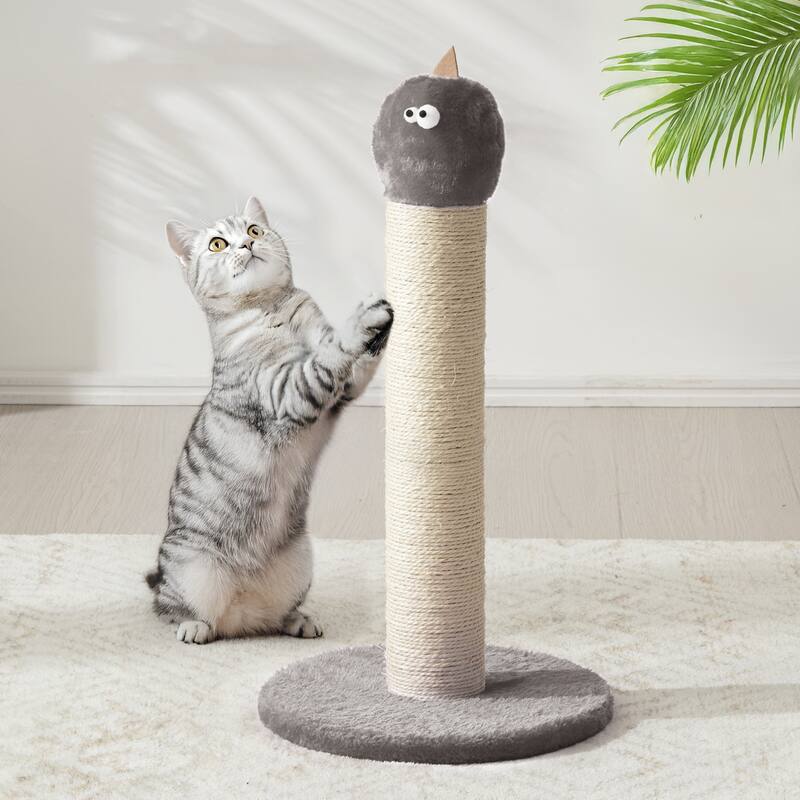 22" Monster-Shaped Cat Scratching Post - Assembly Required
