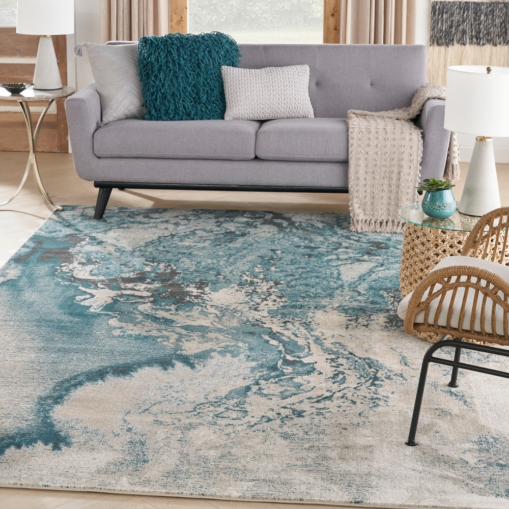 Nourison Maxell Modern Glam Abstract Area Rug