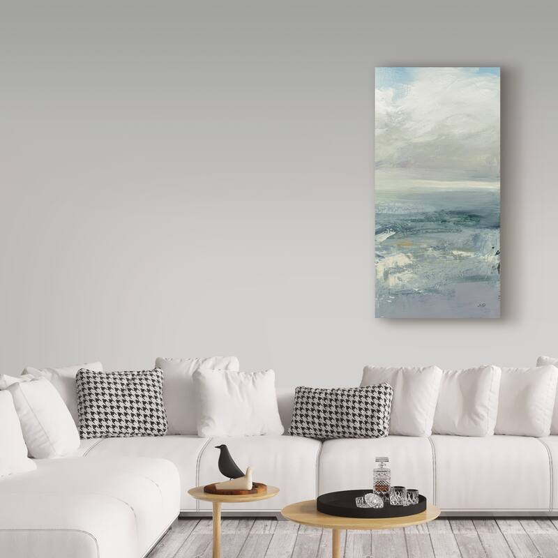 Julia Purinton 'Waves Iii Muted' Canvas Art