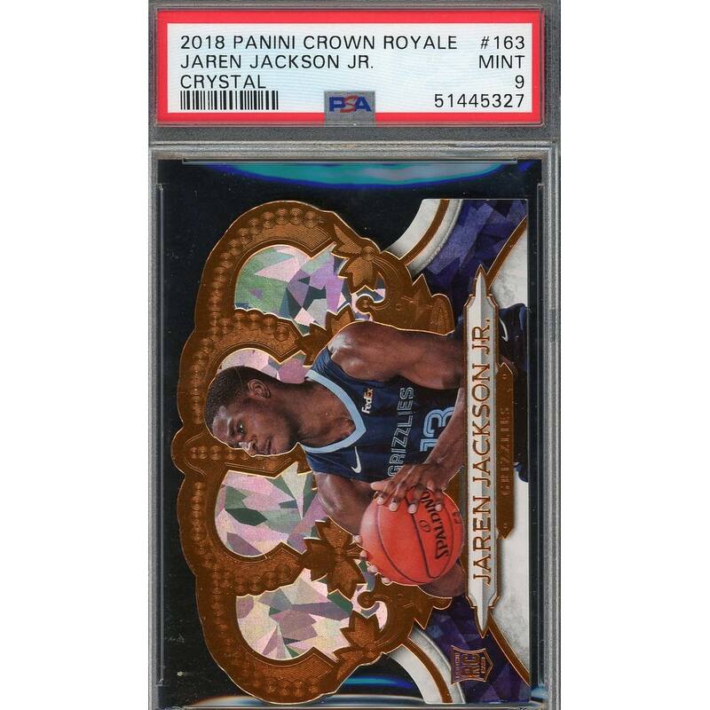 Jaren Jackson Jr 2018 Panini Crown Royale Rookie Card #163 Graded PSA 9 /99 - 8'6" x 11'6"