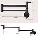 preview thumbnail 27 of 40, WOWOW Wall Mounted Pot Filler Faucet with Double Joint Swing Arms