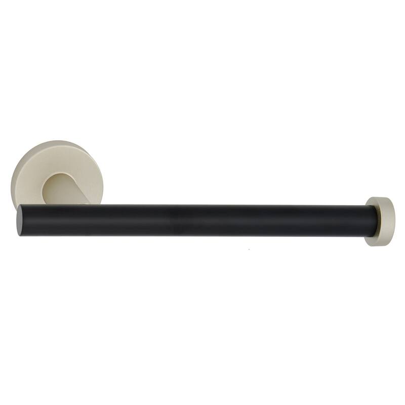 Alno A9366R-SMOOTH Vita Bella Modern Smooth Bar Right Side Slide On - Matte Nickel / Matte Black