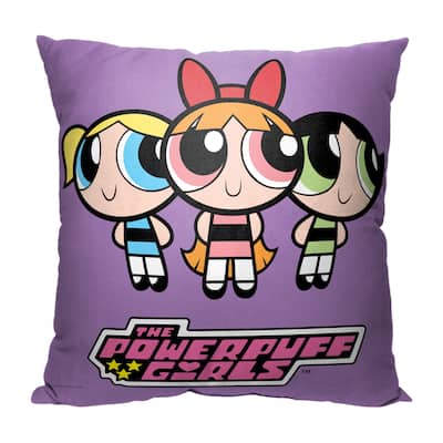 Warner Brothers Powerpuff Girls Throw Pillow