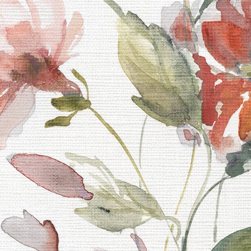 Coral Botanical I Crop by Carol Robinson Canvas Art Print