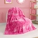 preview thumbnail 60 of 74, Juicy Couture 50"x70" Plush Kids Throw Blankets 50" x 70" - Hot Pink