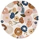 preview thumbnail 13 of 13, SAFAVIEH Handmade Chelsea Ainhoa French Country Floral Wool Rug 6' Round - Ivory/Pink - Round