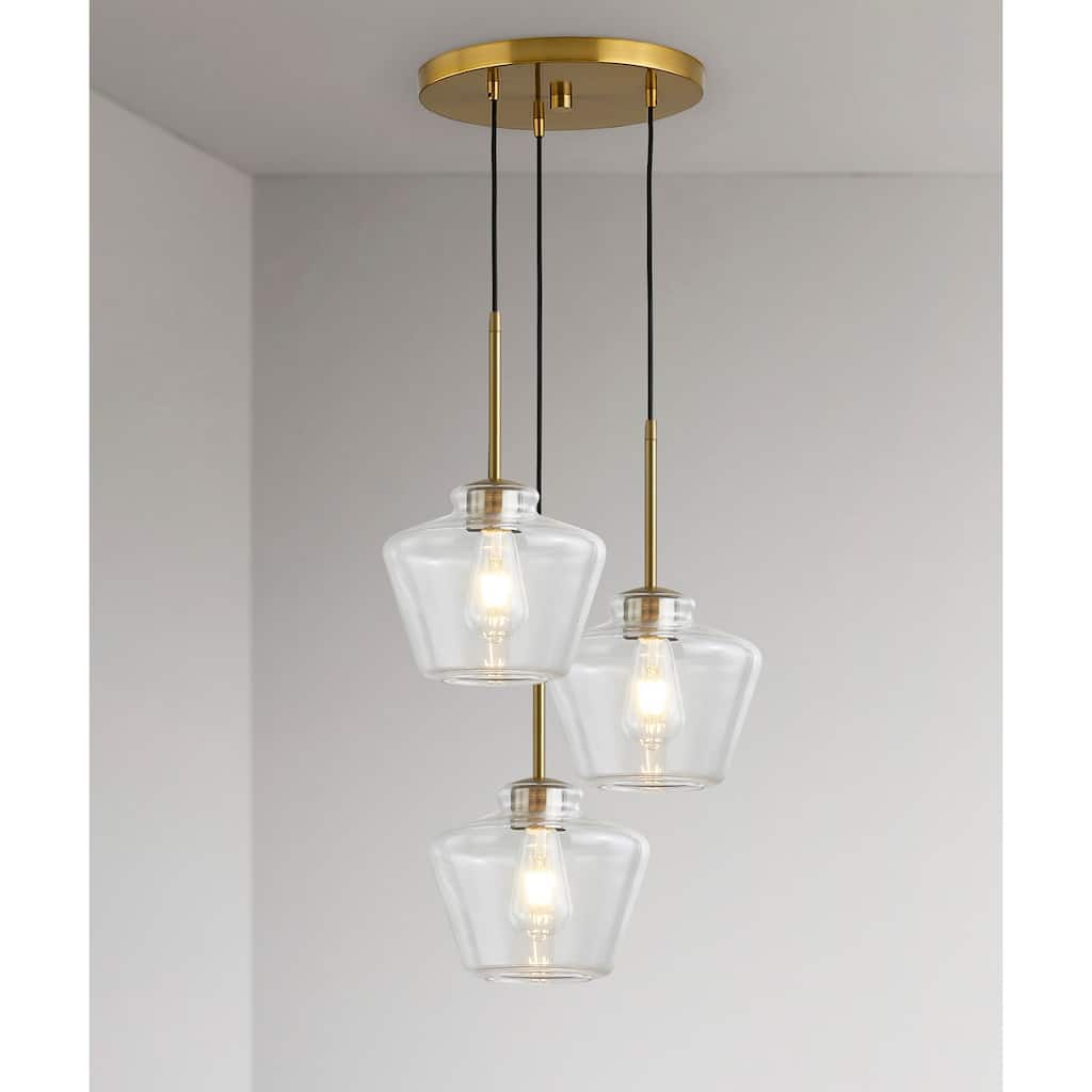 Cafe 3-Lights Designer Glass Pendant Lamp