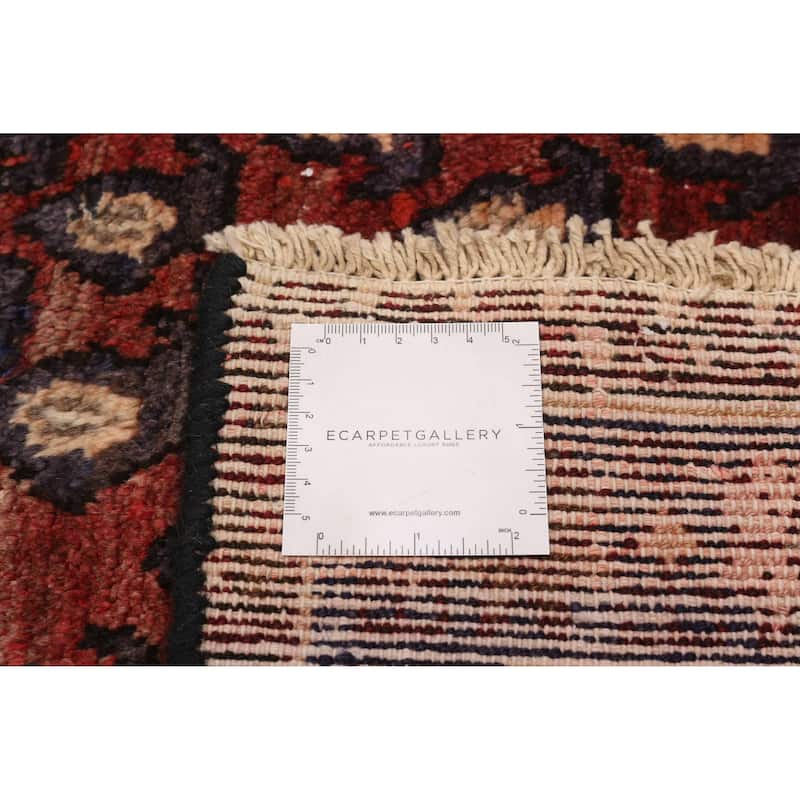 ECARPETGALLERY Hand-knotted Andelz Red Wool Rug - 3'7 x 14'0