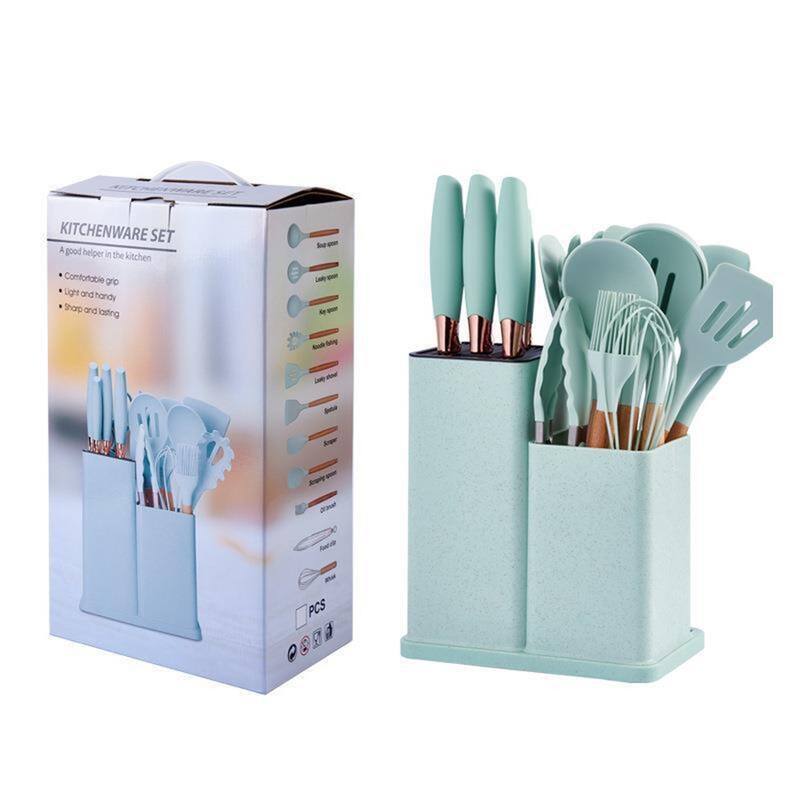19-piece Non-stick Silicone Assorted Kitchen Utensil Set
