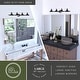 preview thumbnail 25 of 29, Akron 4-Light 38 in. W Bathroom Vanity Lighting Fixture, Metal Shade, Dimmable LED Compatible, Over the Mirror Mount Wall Sconce