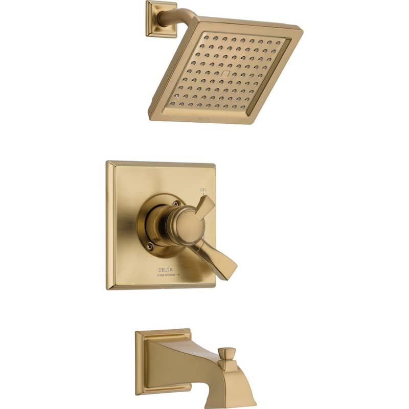 Delta Dryden Monitor 17 Series Dual Function Pressure Balanced Tub and - Champagne Bronze