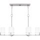 preview thumbnail 2 of 5, Seymour Six Light Linear Chandelier